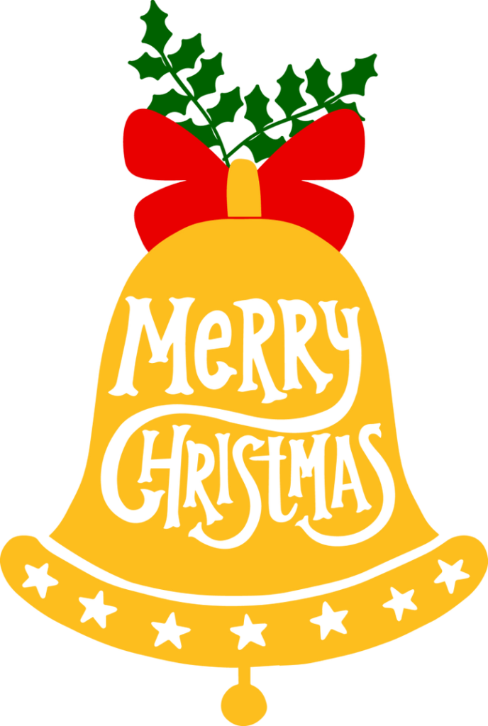 
									Merry Christmas Bell SVG