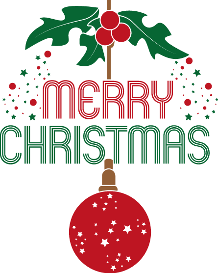 
									Merry Christmas with Cherry & Ball SVG