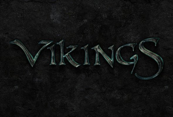 
									Metallic Viking Font Effect PSD Template