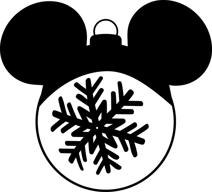 
									Mickey Bauble Christmas SVG 02