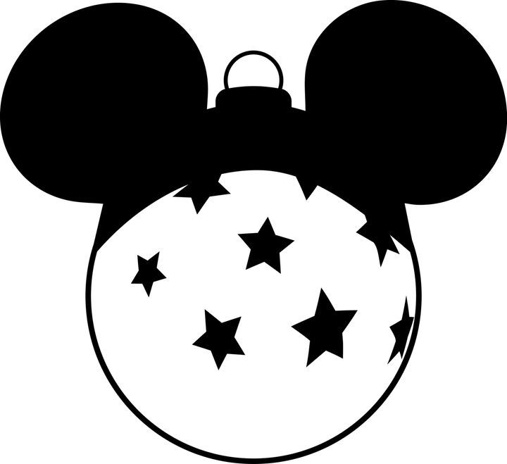 
									Mickey Bauble Christmas SVG 03