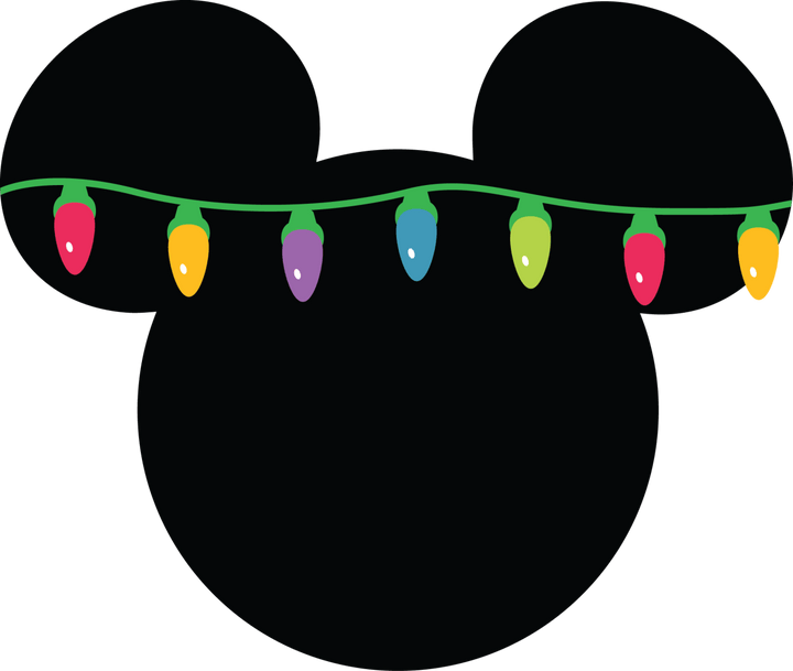 
									Mickey Christmas Light SVG 02