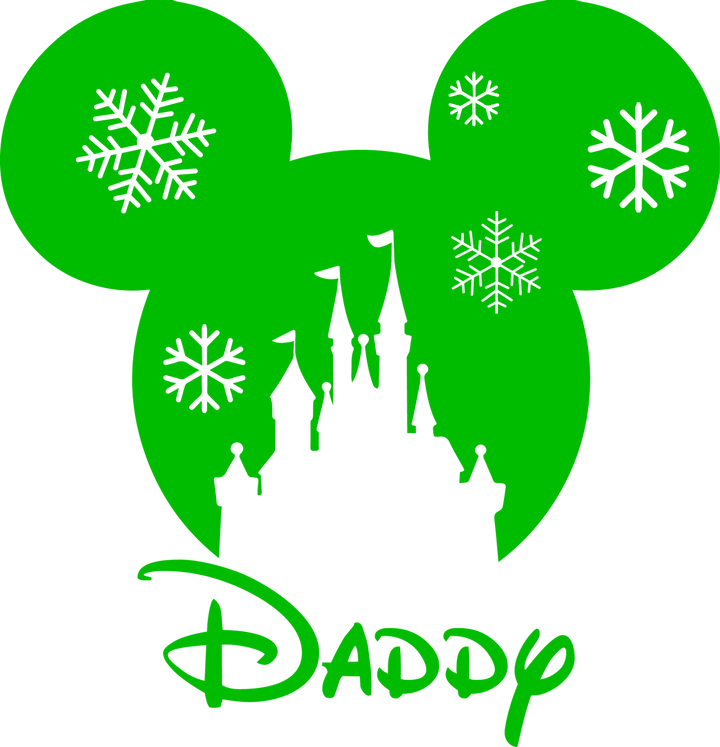 
									Mickey Daddy Christmas SVG