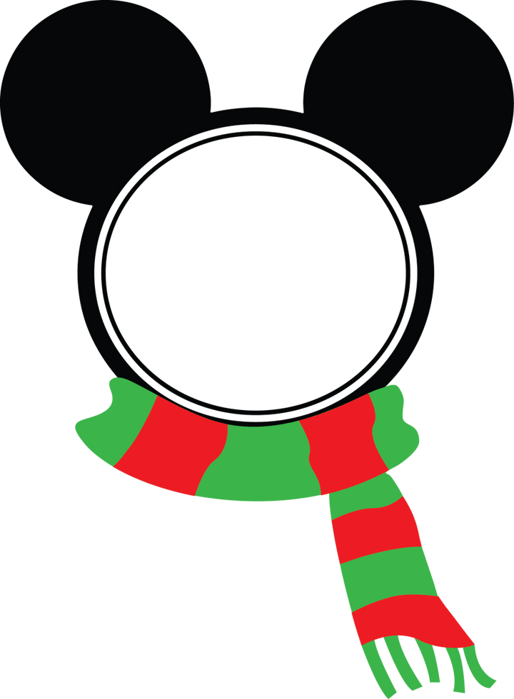 
									Mickey Scarf Christmas SVG 02