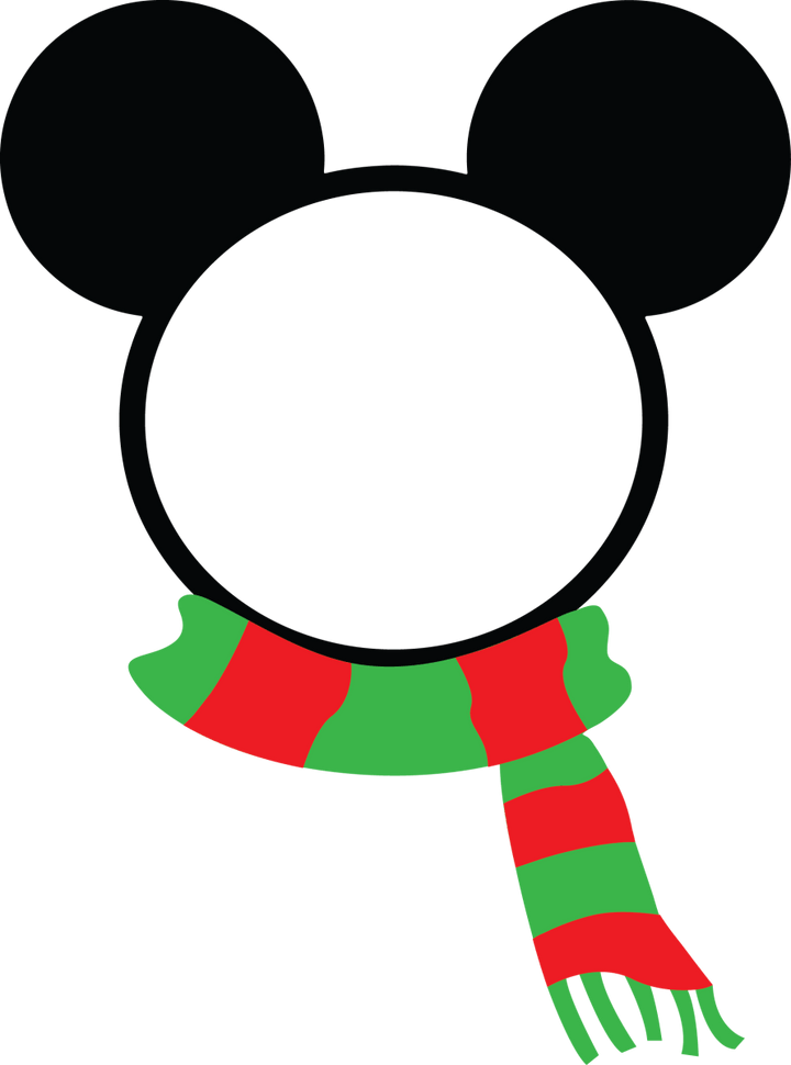 
									Mickey Scarf Christmas SVG 03