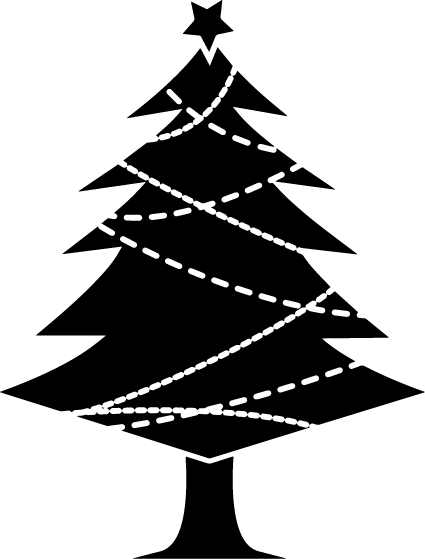 
									Minimalist Christmas Tree with Star Top SVG