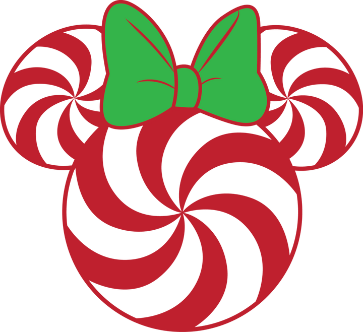 
									Minnie Christmas Candy SVG