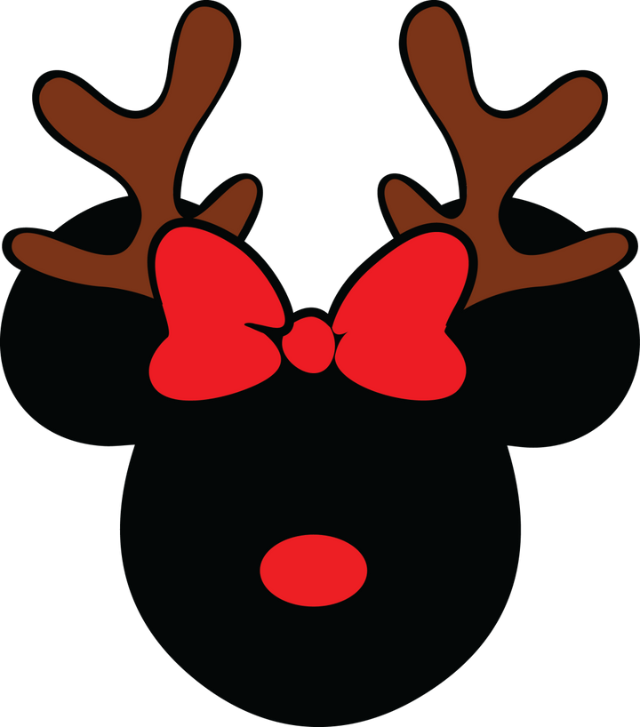 
									Minnie Christmas Deer SVG