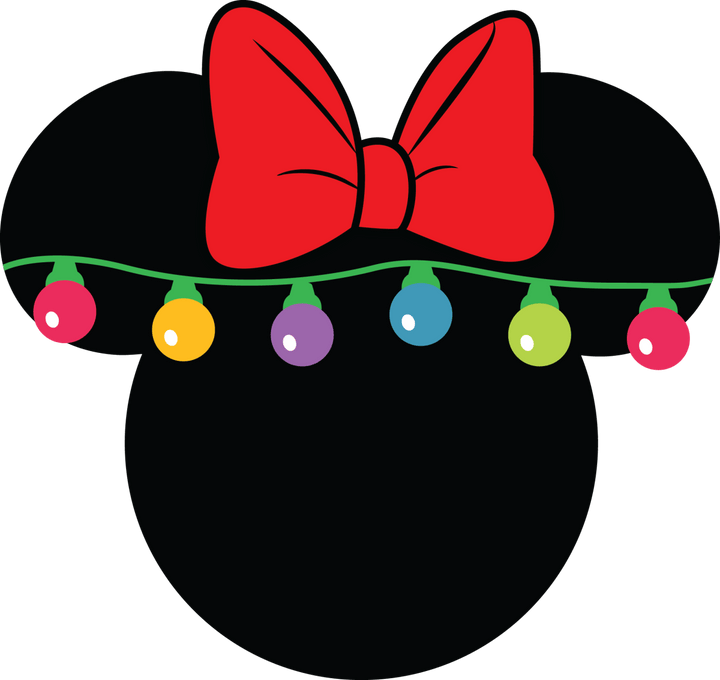 
									Minnie Christmas Light SVG 01