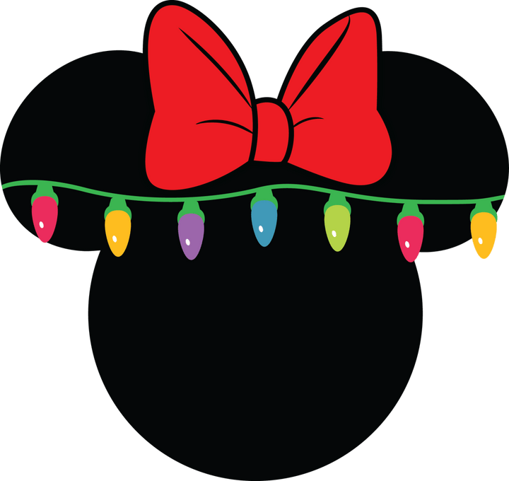 
									Minnie Christmas Light SVG 02