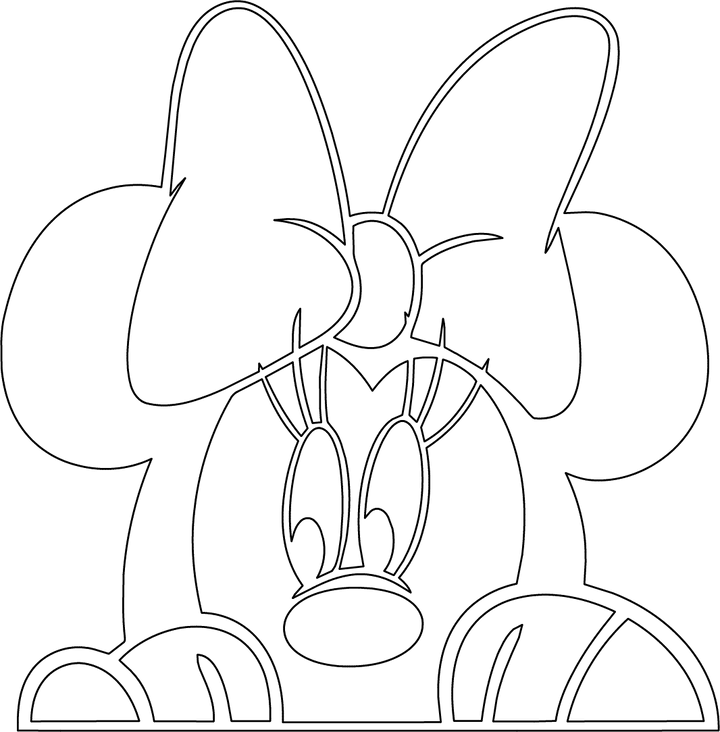 
									Minnie Sneak SVG