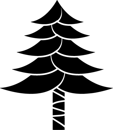 
									Modern Triangular Christmas Tree SVG