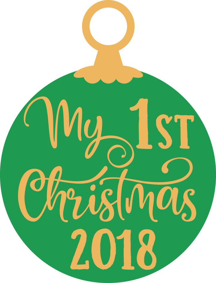 
									My First Christmas SVG 08