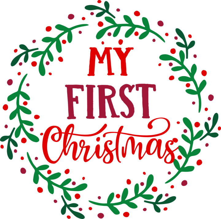 
									My First Christmas SVG 09