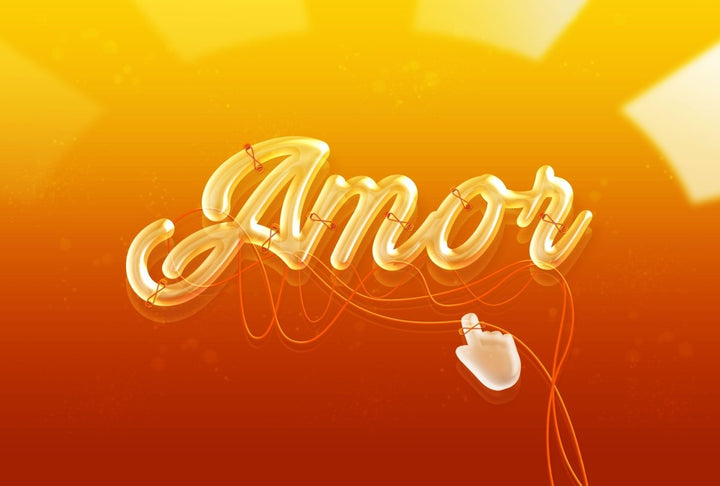 
									Neon Amor Font Effect PSD Template