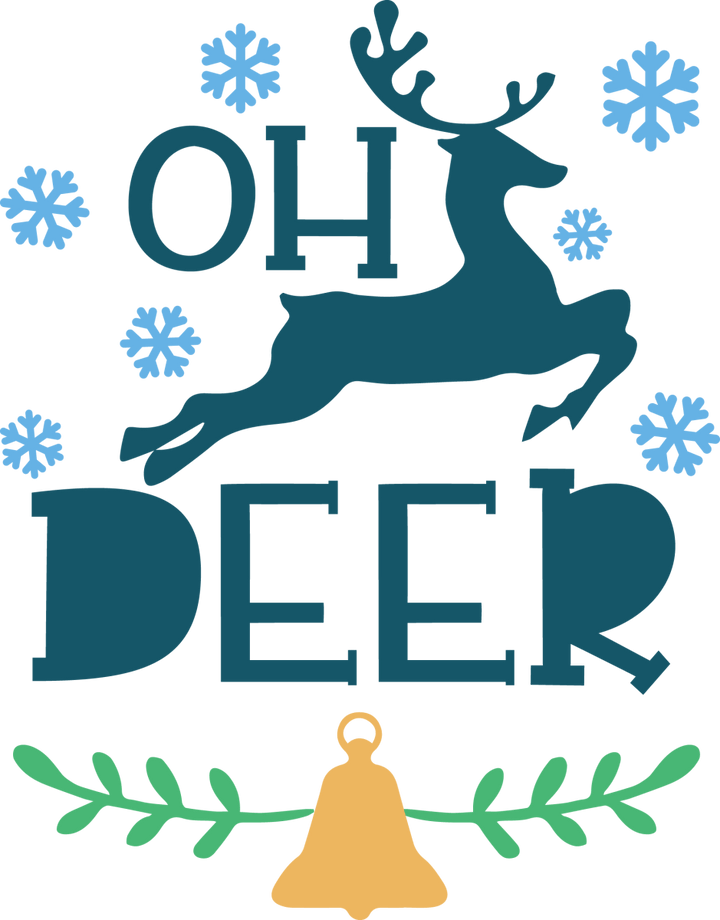 
									OH Deer Christmas SVG 03