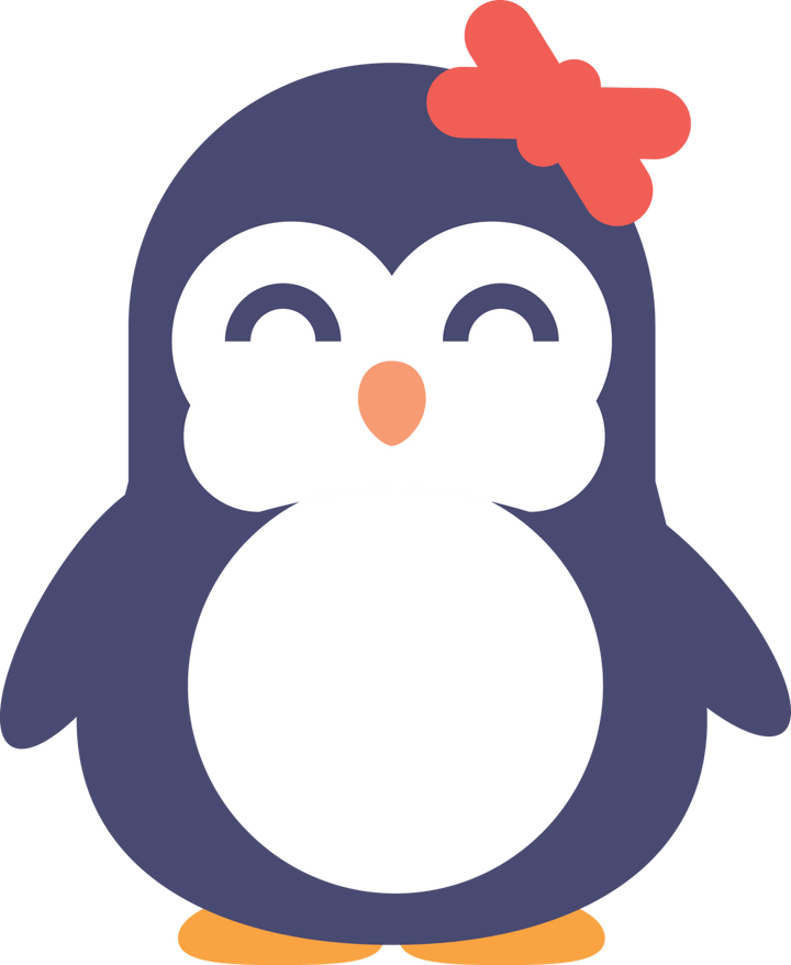 
									Penguin Monogram SVG 02