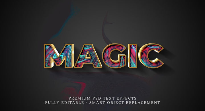 
									Rainbow Magic Swirl PSD Template