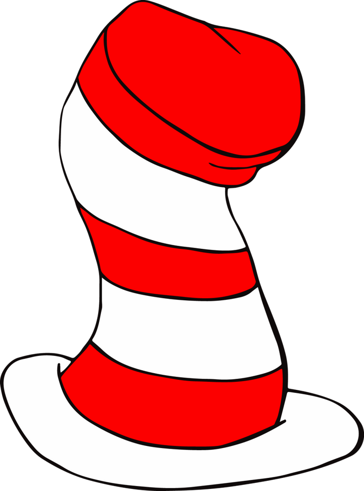 
									Red And White Striped Fantastical Hat SVG