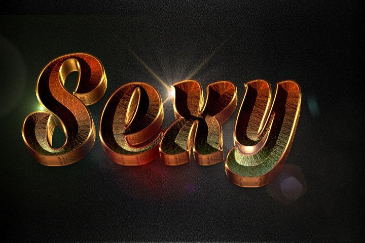 
									Sexy Golden Elegance Font Effect PSD Template