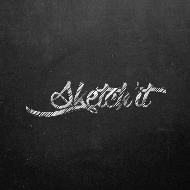 
									Sketch it Gloomy Chalkbaord Font Effect PSD Template