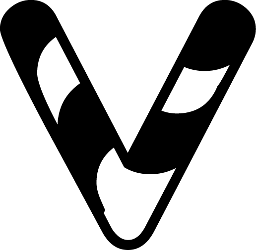 
									Small Letter V Candy Cane SVG