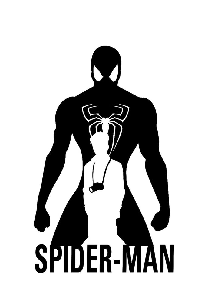 
									Spider Man Back Silhouette SVG