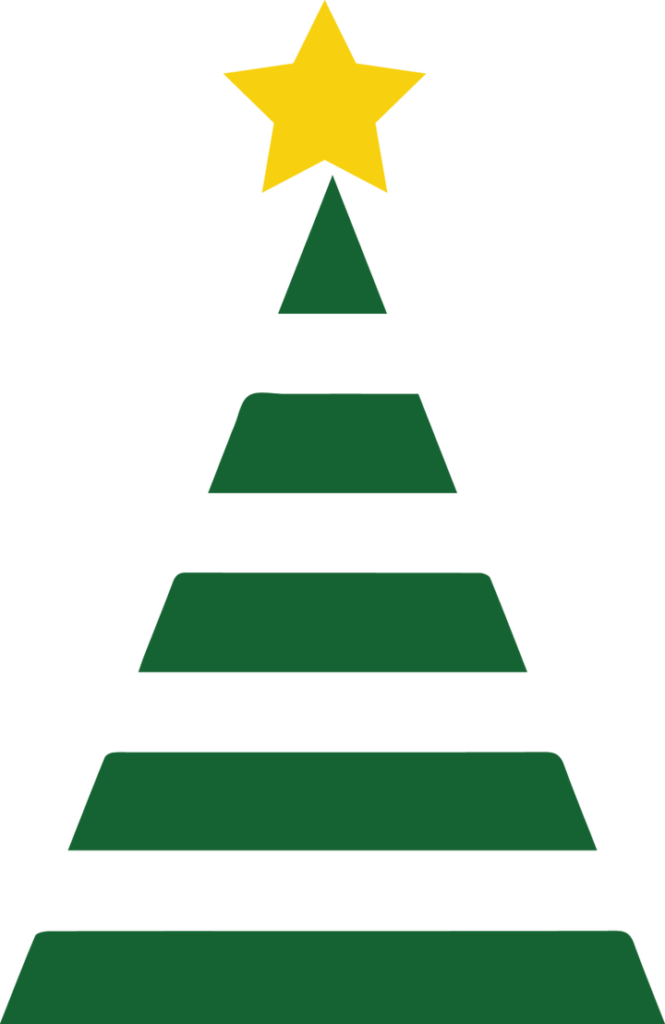 
									Stacked Rectangles Christmas Tree SVG