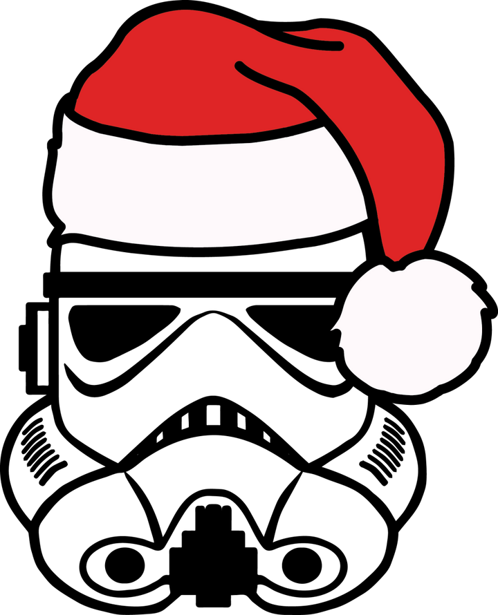 
									Storm Trooper Santa Christmas SVG