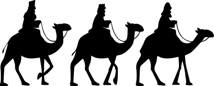 Three Wisemen On Camel SVG