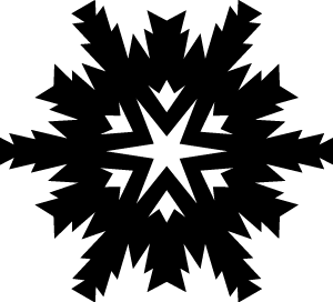 
									Yuletide Snowflake Decoration SVG