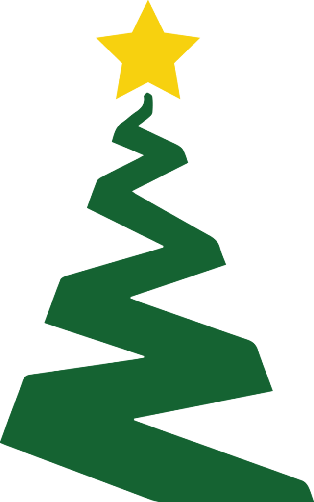 
									Zigzag Christmas Tree SVG