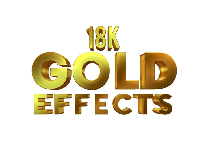 
									18k Gold Font Effect PSD Template