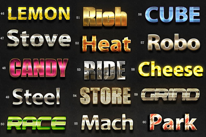 
									3D Style Spectrum Font Effect PSD Template