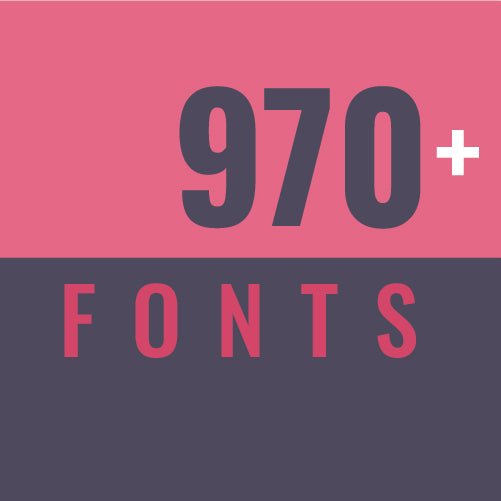 
									970+ Fonts for Designers bundle 1