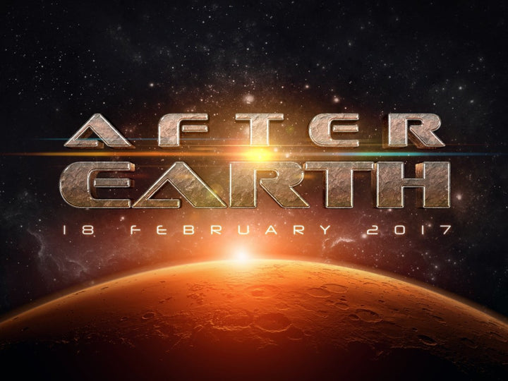 
									After Earth Movie Font Effect PSD Template