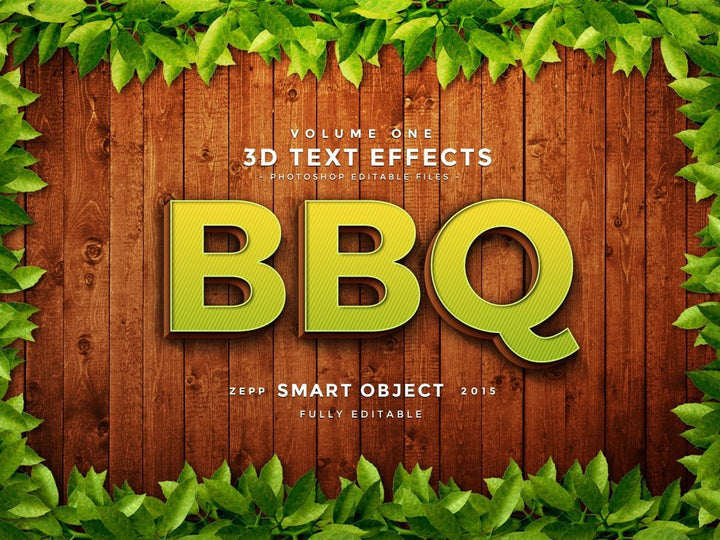 
									BBQ Brilliance Font Effect PSD Template