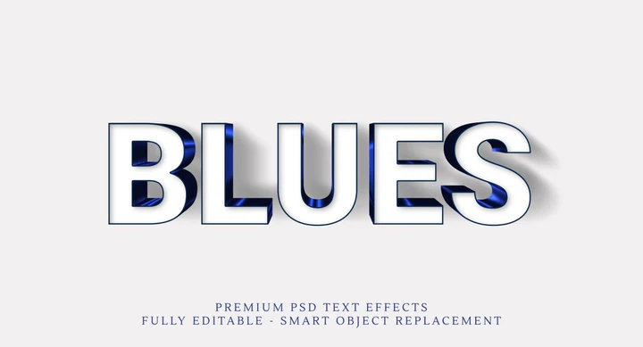 
									Blue Brilliance Metallic Font Effect PSD Template