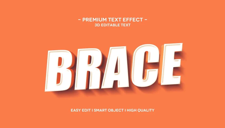 
									Bold Brace Font Effect PSD Template