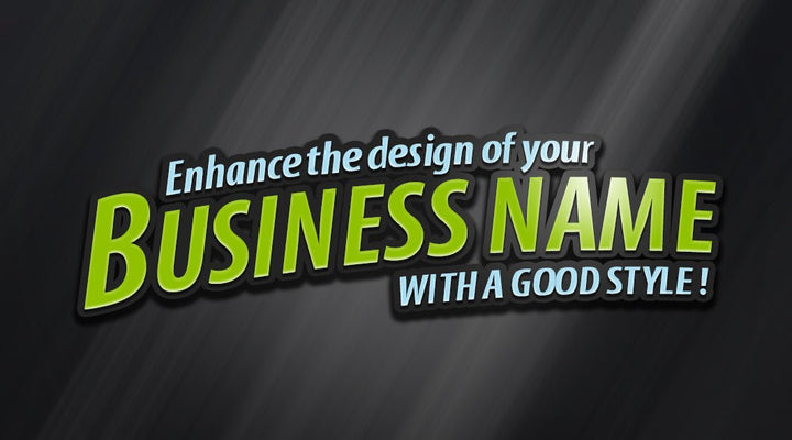 
									Business Name Neon Font Effect PSD Template