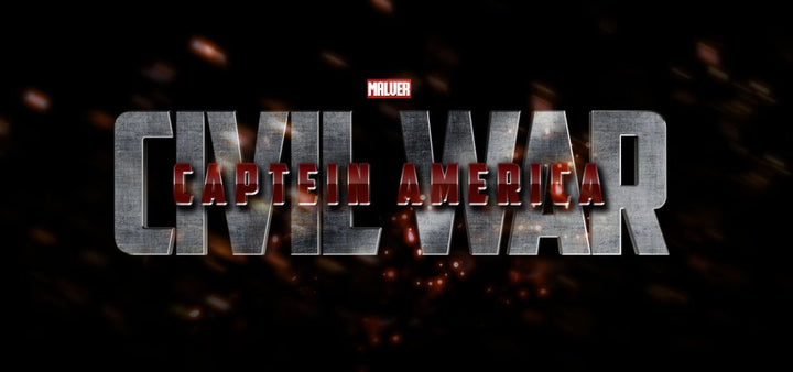 
									Captain America Civil War Font Effect PSD Template