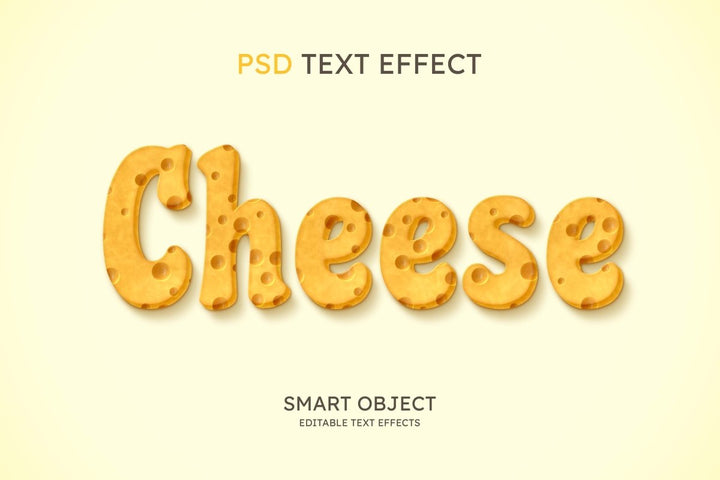 
									Cheesy Delight Font Effect PSD Template