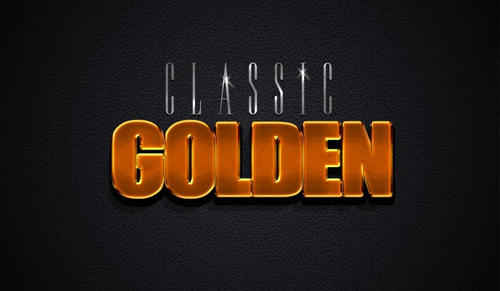 
									Classic Golden Elegance Font Effect PSD Template