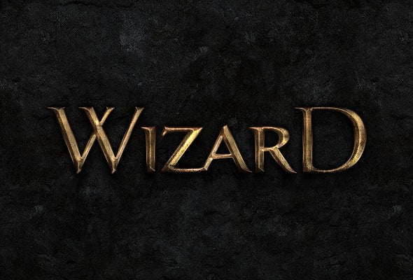 
									Enchanted Wizard Font Effect PSD Template