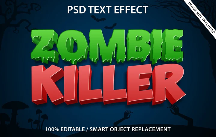 
									Ghoulish Green Zombie Killer Font Effect PSD Template