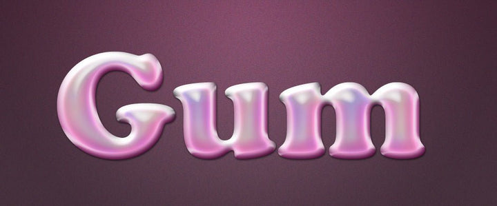 
									Glossy Gum Gradient Font Effect PSD Template