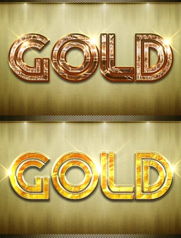 
									Gold Bundle 5 Font Effect PSD Template