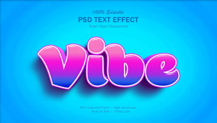 
									Golden Vibes Font Effect PSD Template