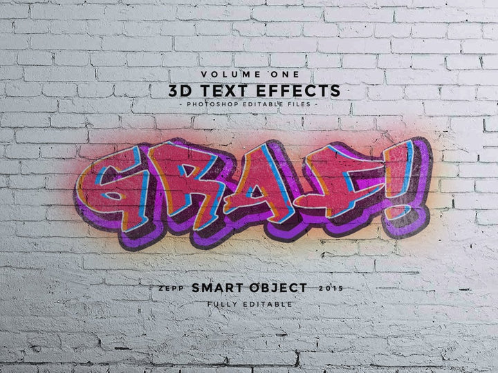 
									Grafitti Graf Font Effect PSD Template