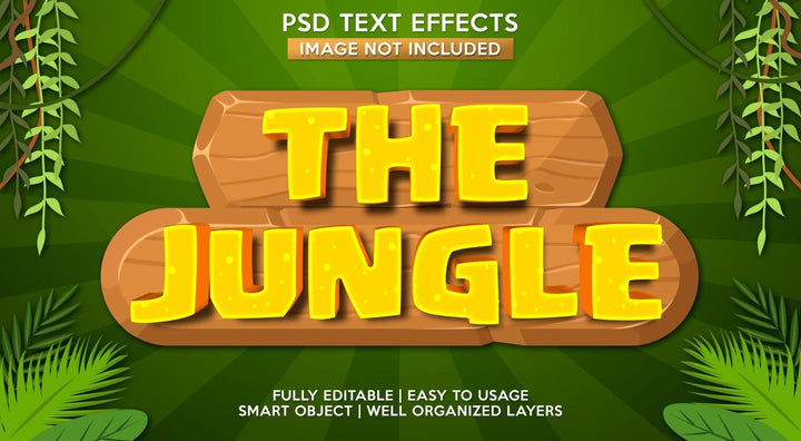 
									Jungle Bold Gradient Font Effect PSD Template